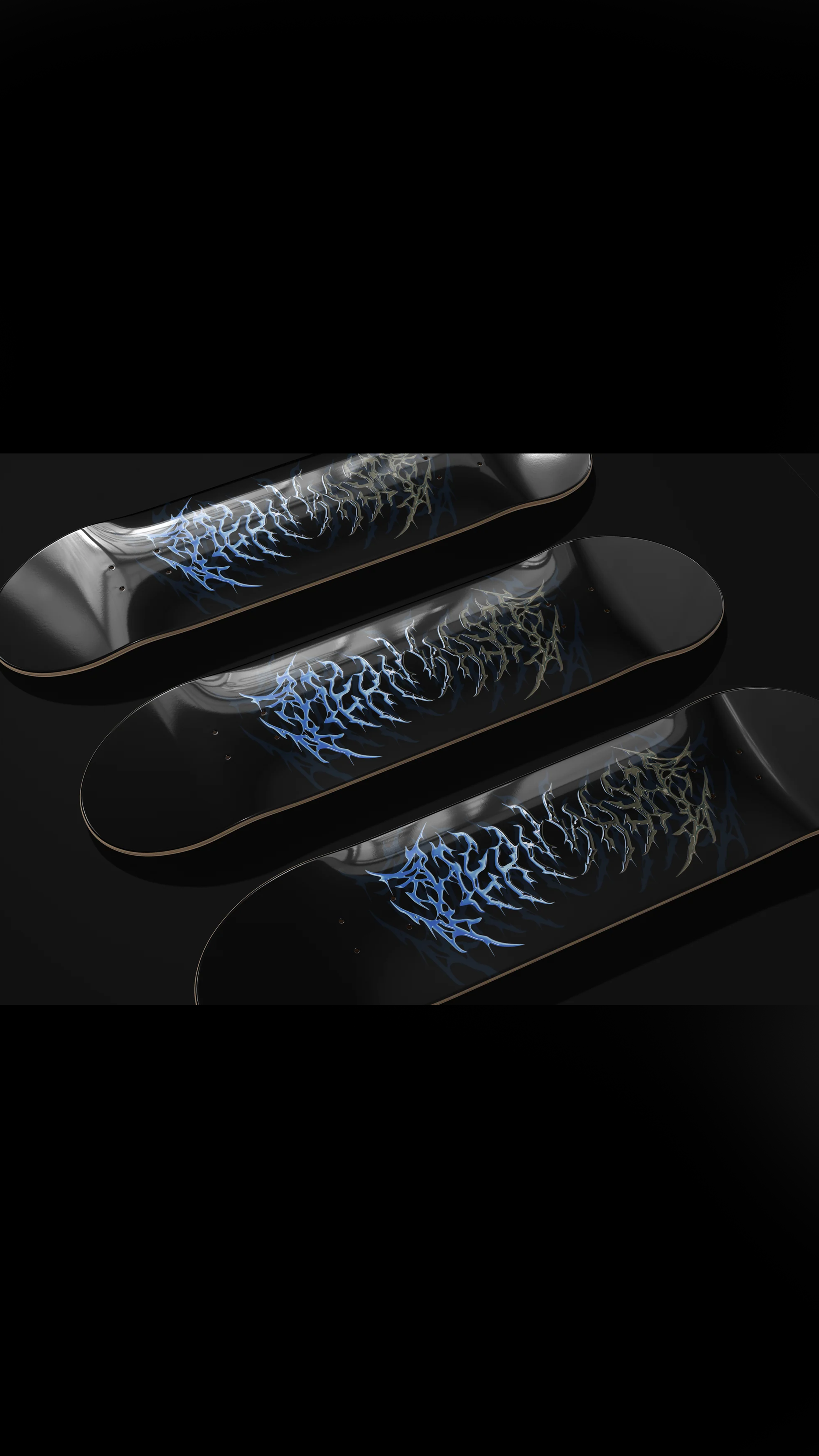 Chrome Skateboard Deck